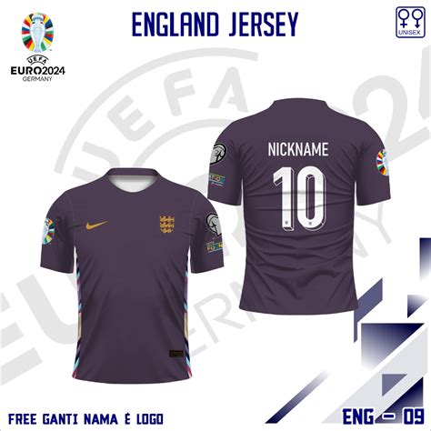 Jual Jersey Bola Piala Eropa 2024 Baju Timnas England Kaos Bola Inggris