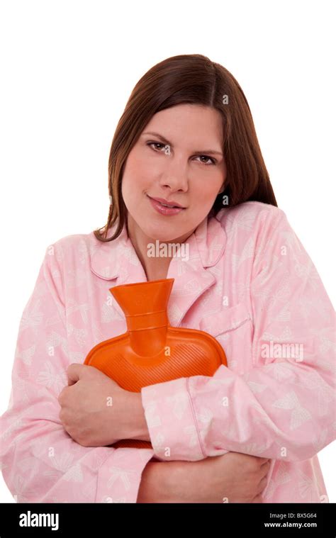 Woman Bed Hot Water Bottle Winter Hi Res Stock Photography And Images