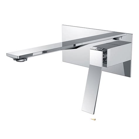 Jasupi Elegant Series Single Lever Wall Concealed Solid Brass Hot Cold Basin Faucet JASUPI