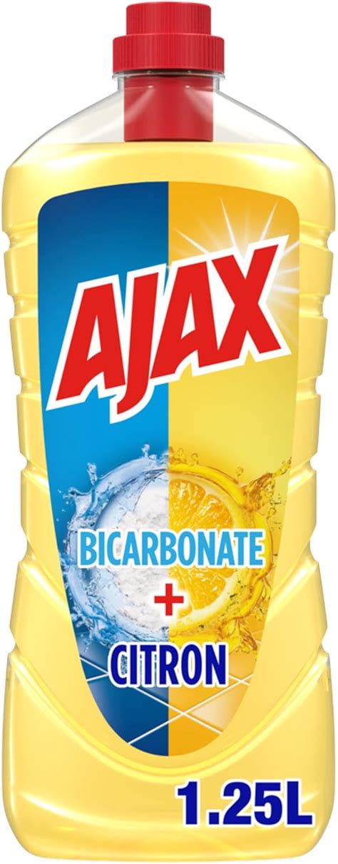 Ajax Bicarbonate Et Citron Nettoyant M Nager Boost Sol Et Multi