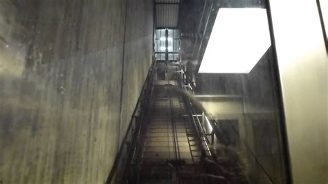 Kone Inclined Elevator Akalla Metro Station Going Up Youtube