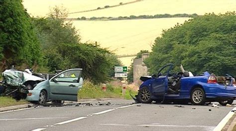 Three Killed In Separate Road Crashes Bbc News