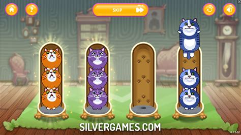 Cat Sort Puzzle Play Online On Silvergames