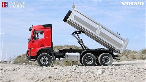 Volvo Fmx Rc Dump Trucks Double E Hobby E115 Youtube