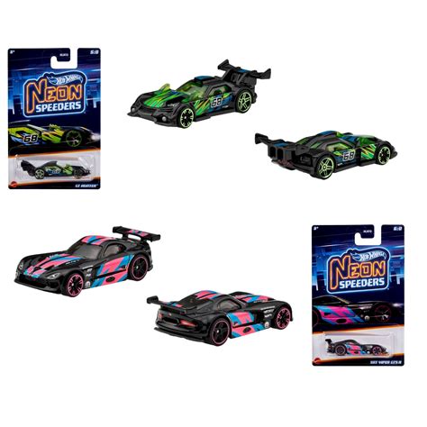 Cole O Completa Miniaturas S Rie Neon Speeders Hlh Hot Wheels