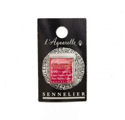 Aquarelle Extra Fine Demi Godet Sennelier Laque De Garance Rose S