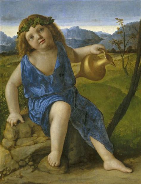 Giovanni Bellini The Infant Bacchus 1510 Jama Dec 13 1995