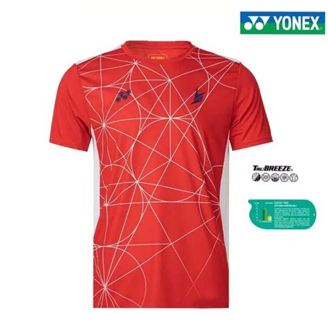 Jual New Limited Kaos Jersey Yonex Lindan Edition 1808 COC Fiery Red