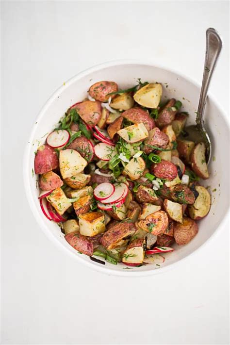 Roasted Potato Salad Recipe Perrys Plate