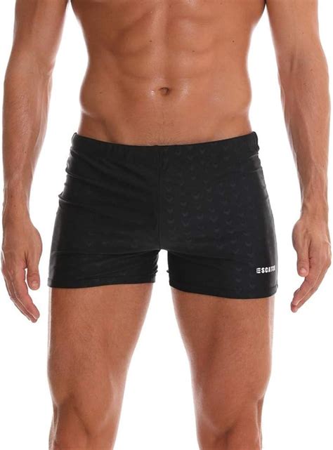 Herren Badehose Schnelltrocknend Badeslip Kurze Schwimmhose Eng