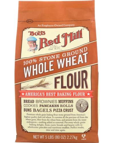 Buy Bobs Red Mill Stone Ground Whole Wheat Flour Lb Online Bulk