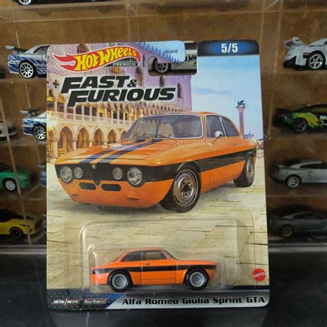 Hot Wheels Premium Alfa Romeo Giulia GTA FF Shopee Malaysia