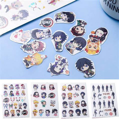 Portl Nidouzi Kimetsu No Yaiba Demon Slayer Self Adhesive Temporary Tattoos Waterproof Anime