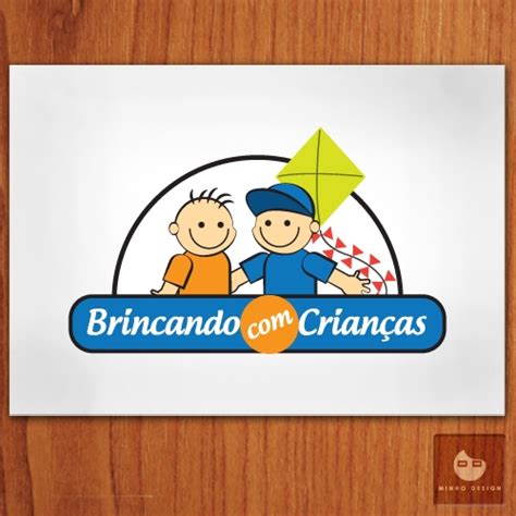 Criação De Logo Para Eventos Infantil Brincando Com Crianças