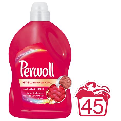 Течен перилен препарат Perwoll Renew Color 45 изпирания 2 7 л eMAG bg