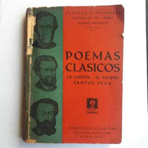 Poemas Cl Sicos La Cautiva El Fausto Santos Vega En Venta En