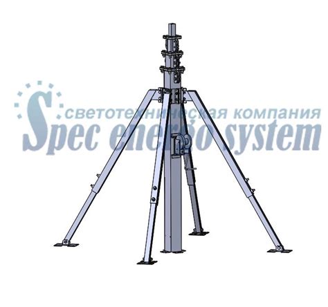 Купить Телескопическую алюминиевую мачту с механической лебедкой МТМ-4 ...