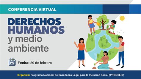 Conferencia virtual Derechos humanos y medio ambiente Campañas