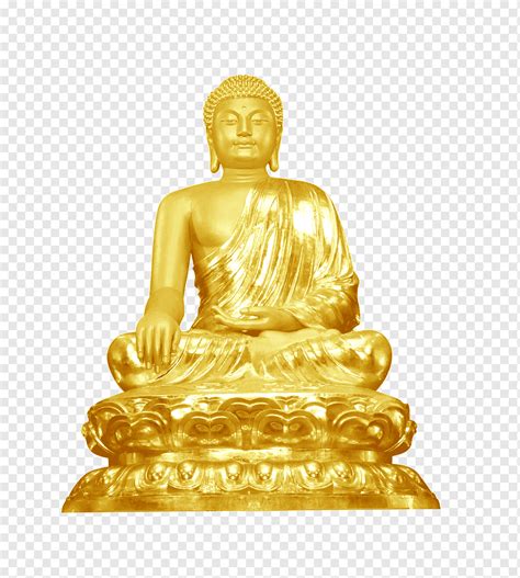 Golden Gautama Buddha Statue Golden Buddha Buddhahood Buddharupa