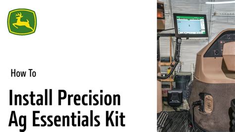 How To Install Precision Ag Essentials Kit John Deere Precision