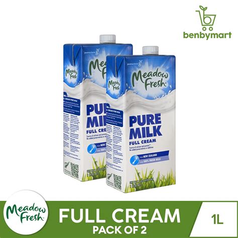 Meadow Fresh Full Cream Pure Milk L Pack Shopee Philippines