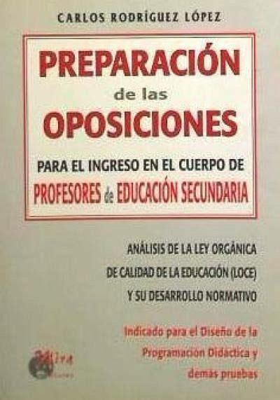 Preparaci N De Las Oposiciones Para El Ingreso En El Cuerpo De