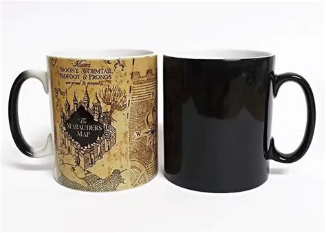 Creative Gifts Magic Mugs Harry Hot Drink Cup Color Changing Mug Potter Marauders Map Mischief