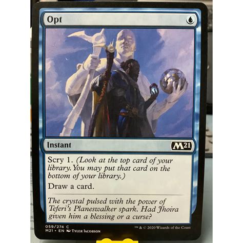 Magic The Gathering Opt Core Set Shopee Philippines