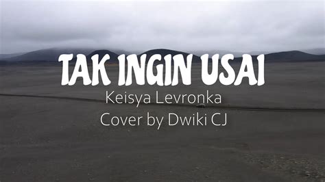 Keisya Levronka Tak Ingin Usai Lyric Video Cover By Dwiki Cj