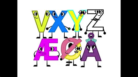 Danish Alphabet Song Youtube