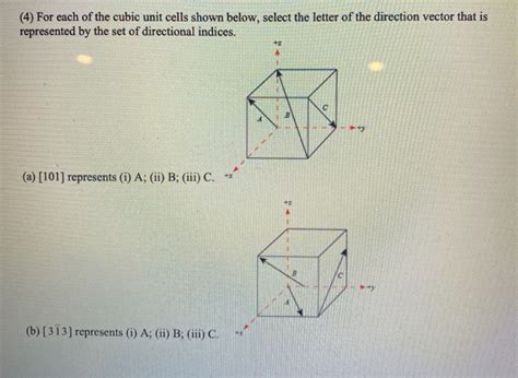 Solved For Each Of The Cubic Unit Cells Shown Below Chegg