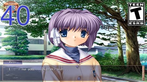 CLANNAD Blind Livestream Part 40 Ryou Kyou Route Start Ryou S