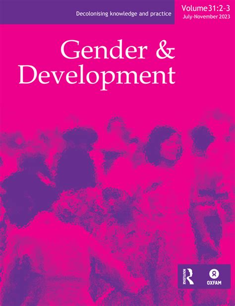 Gender And Development Taylor And Francis Online