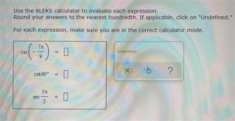 Solved Use The Aleks Calculator To Evaluate Each Expression Chegg