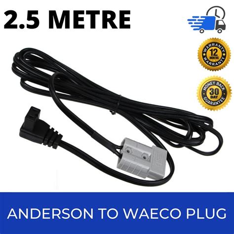 1224v 15a Cable Cord Lead With Anderson Style Plug To Fit Waeco