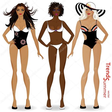 Bikinis Set Stock Vector Illustration Shutterstock The Best Porn Website