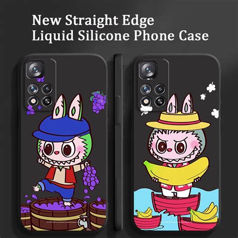 Cartoon Boy L Labubu Fashion Case For Xiaomi Redmi Note T S