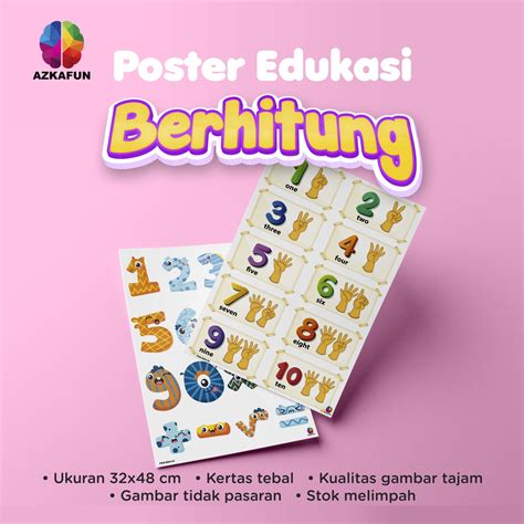 Jual Poster Edukasi Edisi Matematika Poster Perkalian Pembagian