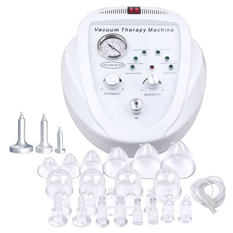 Vacuum Therapy Cupping Machine with 24 Acrylic Cups, Body Scraping Sha ...