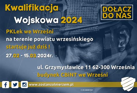 Kwalifikacja Wojskowa w powiecie wrzesińskim rozpoczęta Aktualności