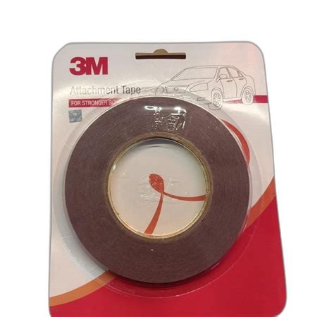 Backing Material Acrylic Adhesive Color Black 3M Attachment Tape 12mm