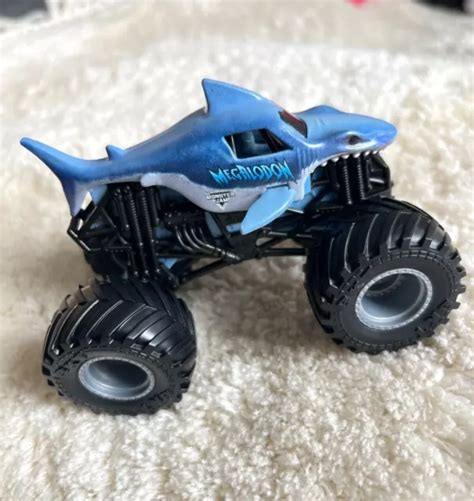 MONSTER JAM MEGALODON Truck Rare Hot Wheels EXCELLENT PicClick UK