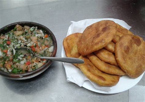 Sopaipillas Con Pebre Receta De Yubisa Salazar Cookpad