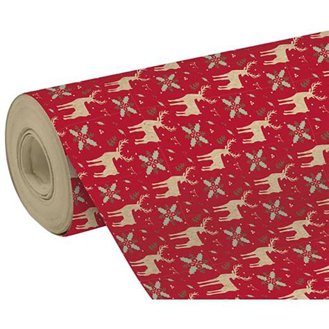 Clairefontaine Rennes Rouge Papier Cadeau Kraft Recycl Cm X