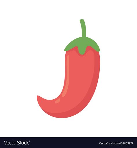 Chilli Hot Pepper Royalty Free Vector Image Vectorstock