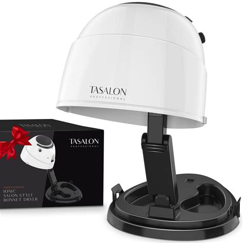 Tasalon 1875w Ionic Hooded Hair Dryer Bonnet With 3 Heating Settings