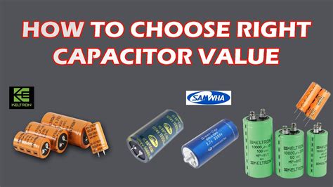 How To Choose Right Capacitor Value For A Power Supply Youtube