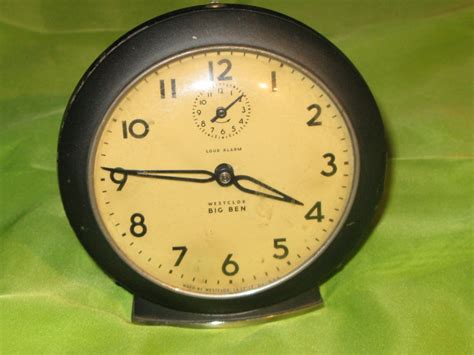 Antique Vintage Westclox Big Ben Clock Loud Alarm Estat Antique