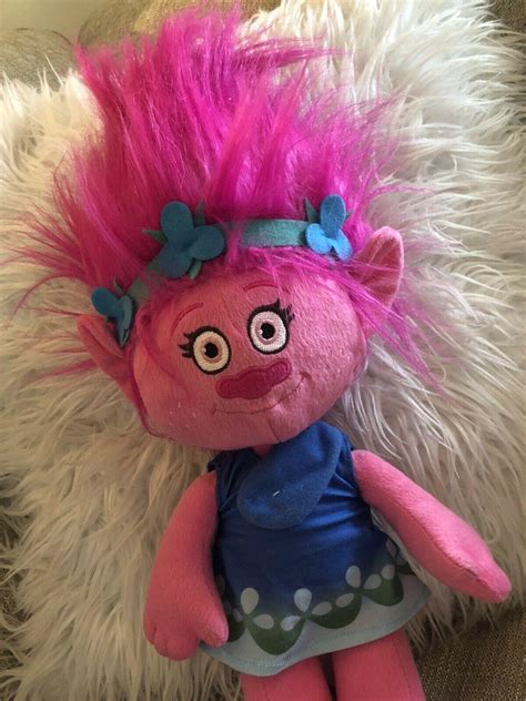 Trolls Poppy Plush Doll - DreamWorks - EUC - 18" | #3906131884