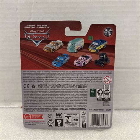 Disney Pixar Cars Johnny Blamer Faux Wheel Drive Metal Red Card